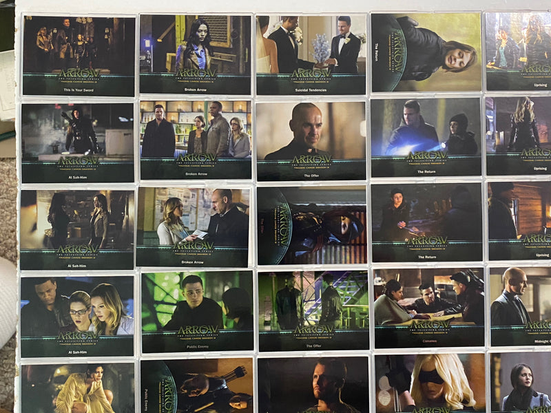 2016 Arrow Season 3 Foil Parallel Base Trading Card Set (81)   - TvMovieCards.com
