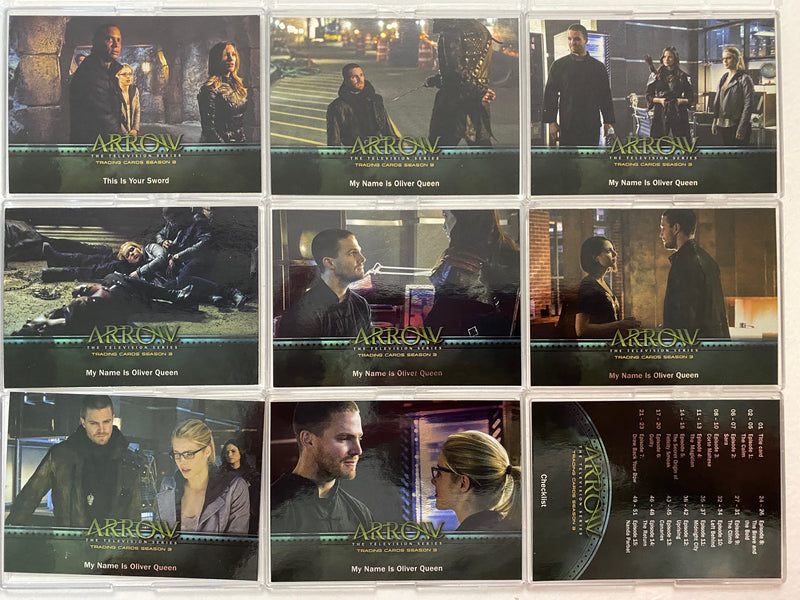 2016 Arrow Season 3 Foil Parallel Base Trading Card Set (81)   - TvMovieCards.com