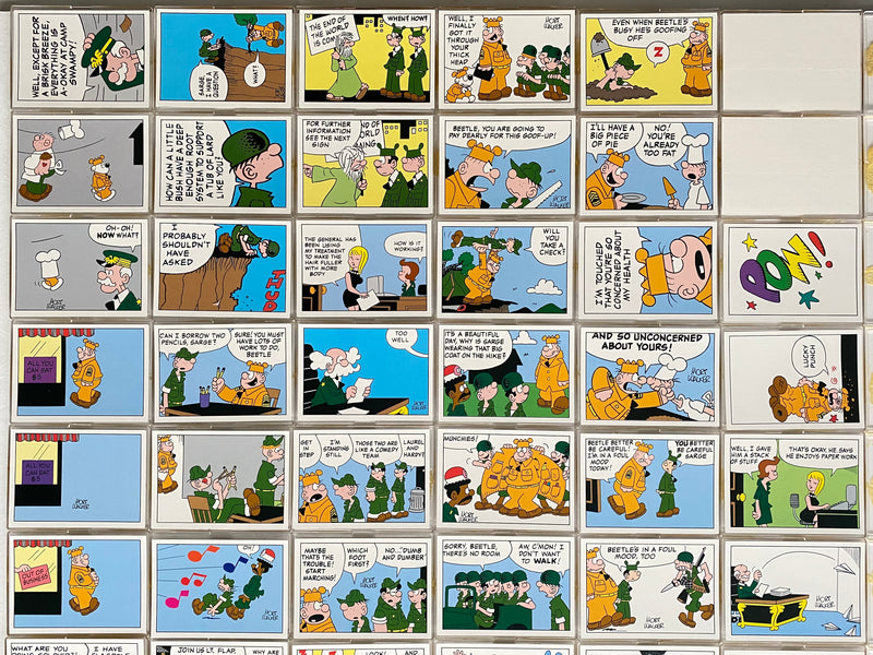 Beetle Bailey Comic Strip Base Trading Card Set 50 Cards Authentix 1995   - TvMovieCards.com