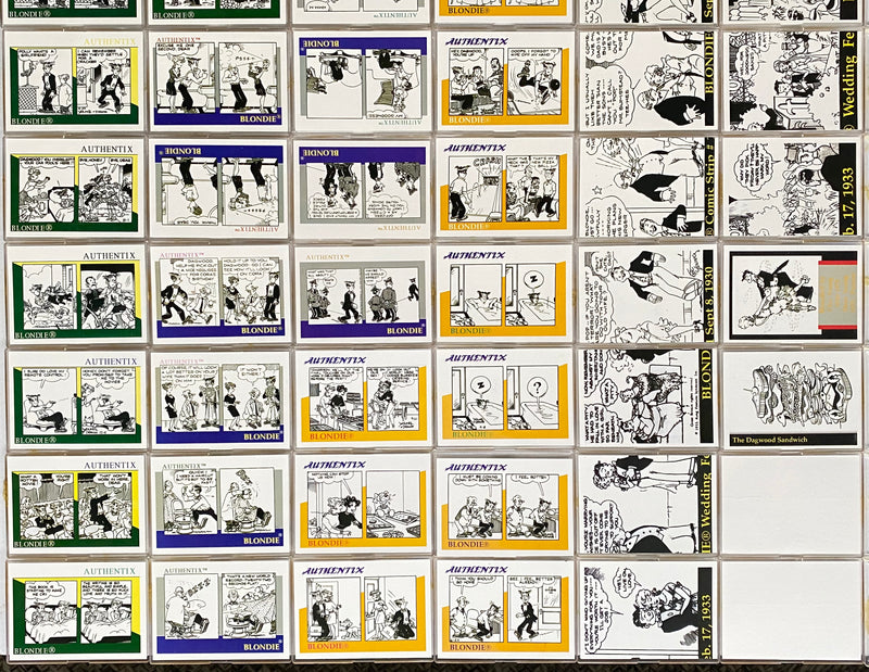 Blondie Comic Strip Base Trading Card Set 50 Cards Authentix 1995   - TvMovieCards.com