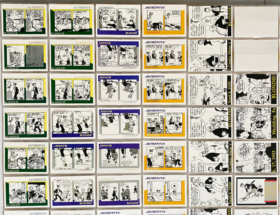 Blondie Comic Strip Base Trading Card Set 50 Cards Authentix 1995   - TvMovieCards.com