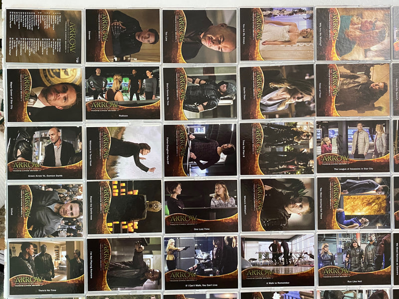 2017 Arrow Season 4 Silver Foil Parallel Base Trading Card Set (72)   - TvMovieCards.com