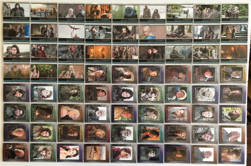Game of Thrones Season 3 Trading Base Card Set 98 Cards   - TvMovieCards.com