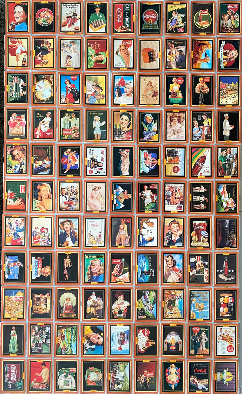 Coca-Cola Collection Series 4 Base Card Set 100 Cards Collect-a-Card 1995   - TvMovieCards.com