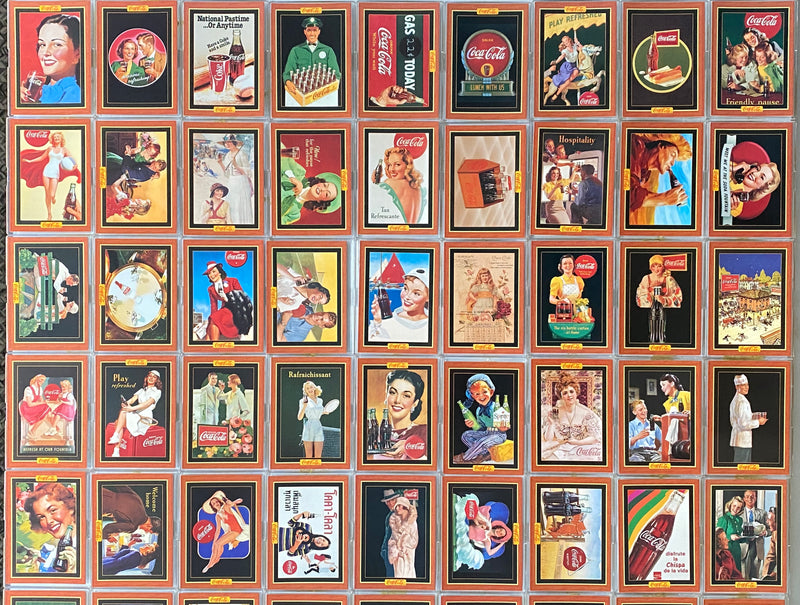 Coca-Cola Collection Series 4 Base Card Set 100 Cards Collect-a-Card 1995   - TvMovieCards.com