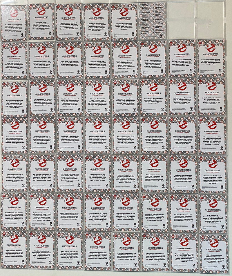 2016 Ghostbusters Movie Silver Foil Parallel Base Trading Card Set (54)   - TvMovieCards.com