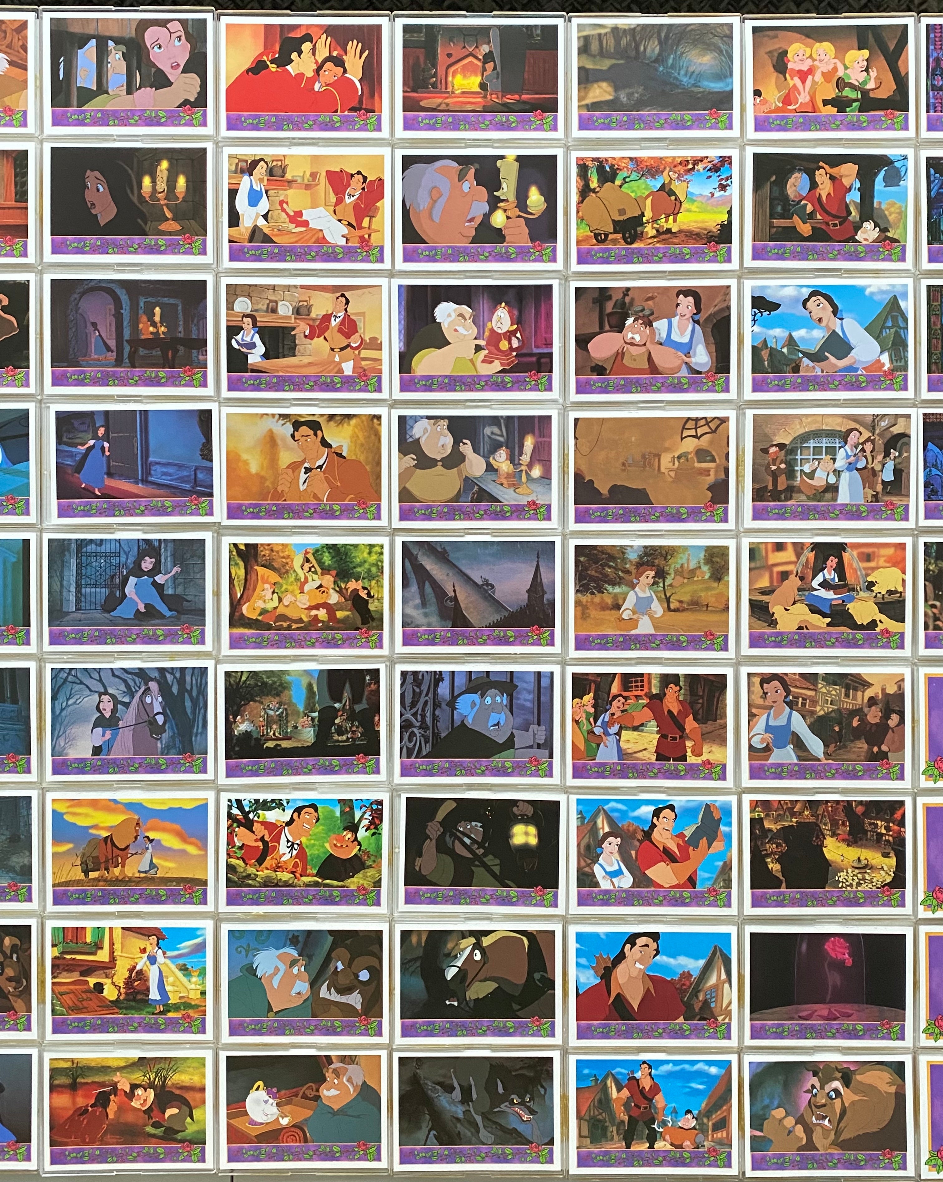 1992 Beauty and The Beast Trading Card Base Set 198 Cards Upper