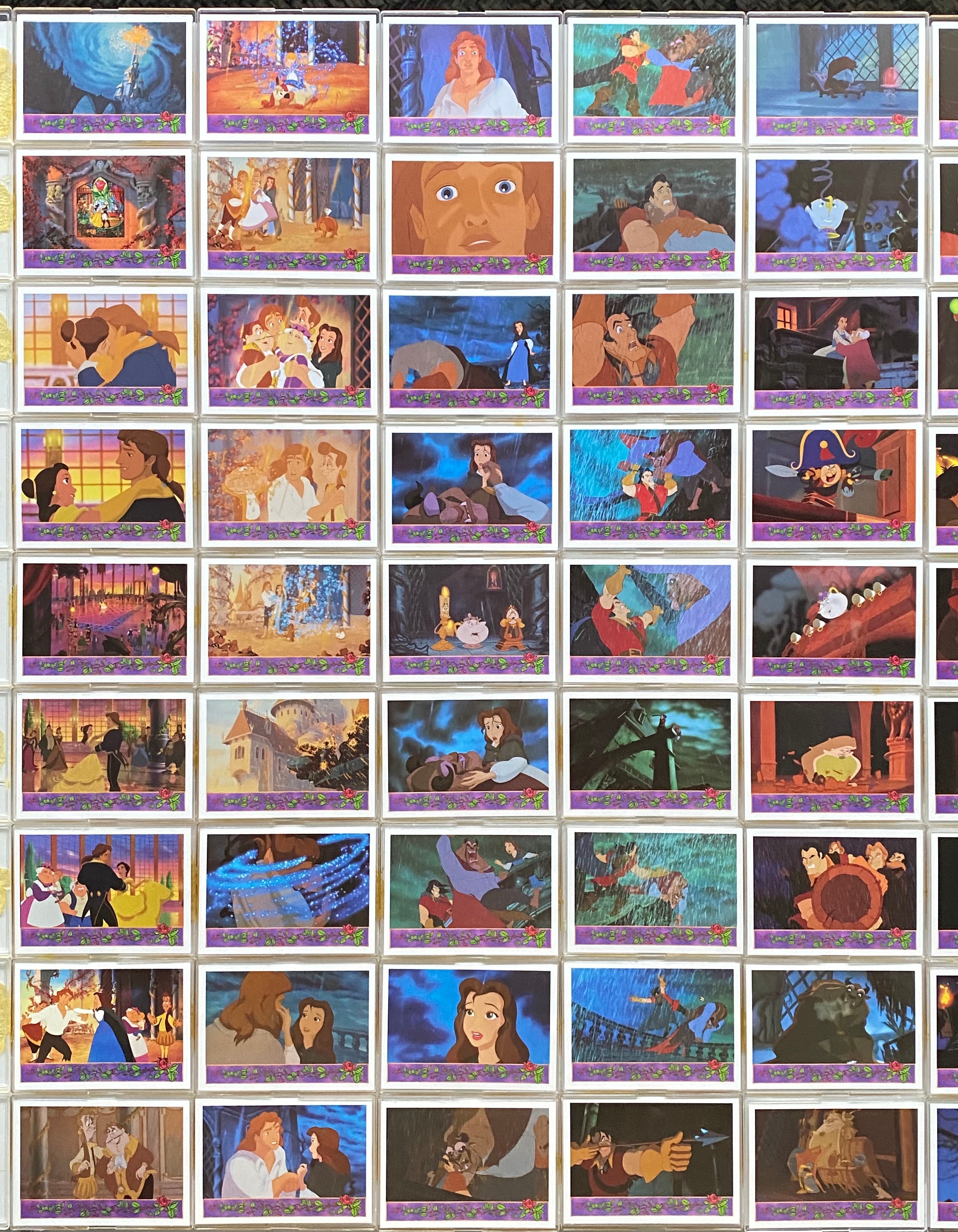 the beauty カードゲーム 1989年出版 1992 Beauty and The Beast Trading Card Base Set 198 Cards Upper