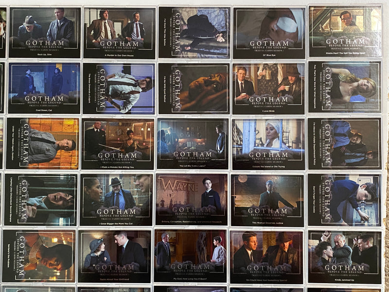 2016 Gotham Season 1 Silver Foil Parallel Base Trading Card Set (72)   - TvMovieCards.com