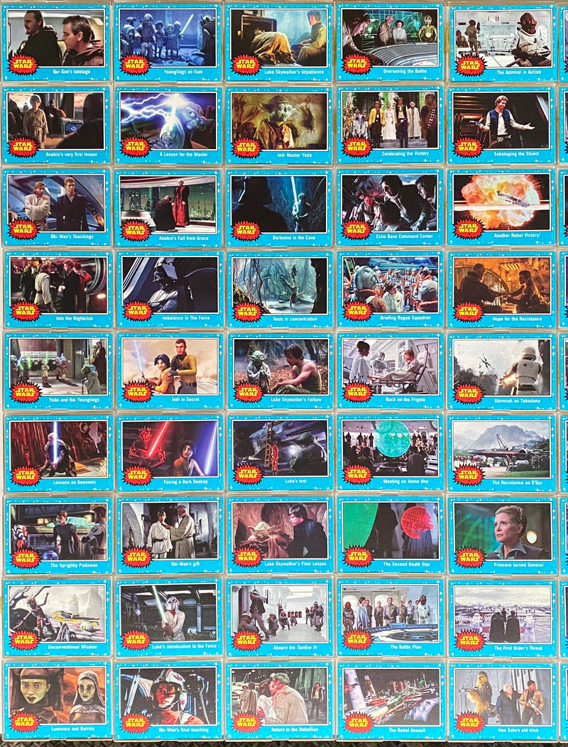 Star Wars Journey to the Last Jedi Trading Base Card Set 110 Cards Topps 2017   - TvMovieCards.com