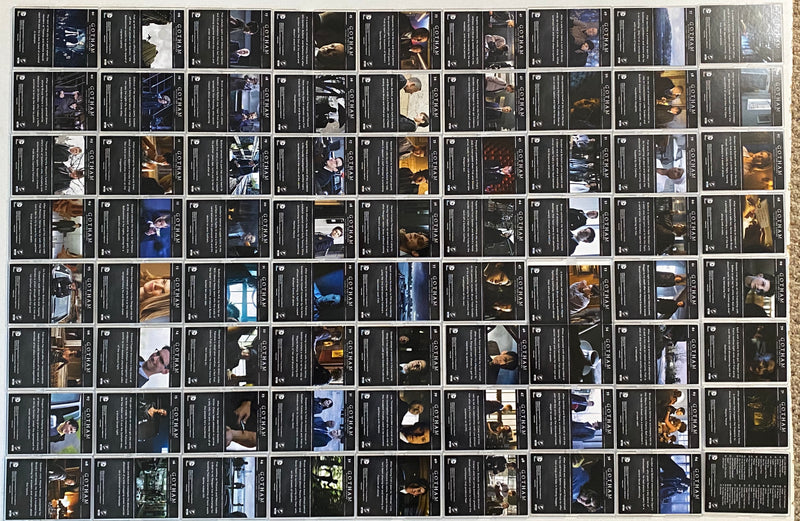 2016 Gotham Season 1 Silver Foil Parallel Base Trading Card Set (72)   - TvMovieCards.com