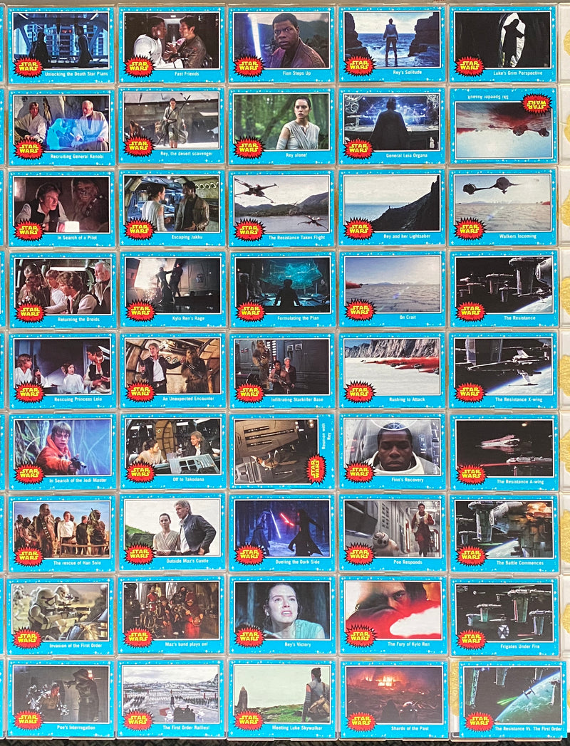 Star Wars Journey to the Last Jedi Trading Base Card Set 110 Cards Topps 2017   - TvMovieCards.com