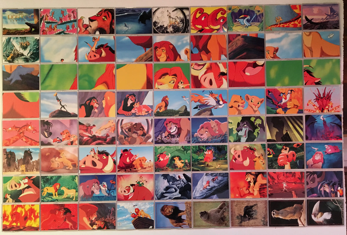 Lion King Disney Movie Series 2 Base Card Set 81 Cards Skybox 1994