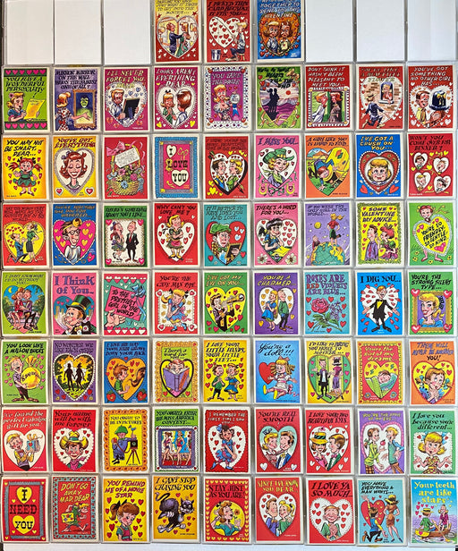 1959 Funny Valentines Vintage Trading Card Set 66/66 Cards Topps TCG   - TvMovieCards.com