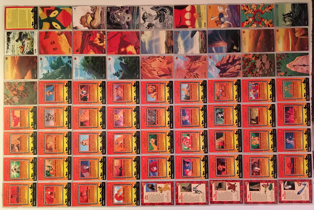 Lion King Disney Movie Series 2 Base Card Set 81 Cards Skybox 1994   - TvMovieCards.com