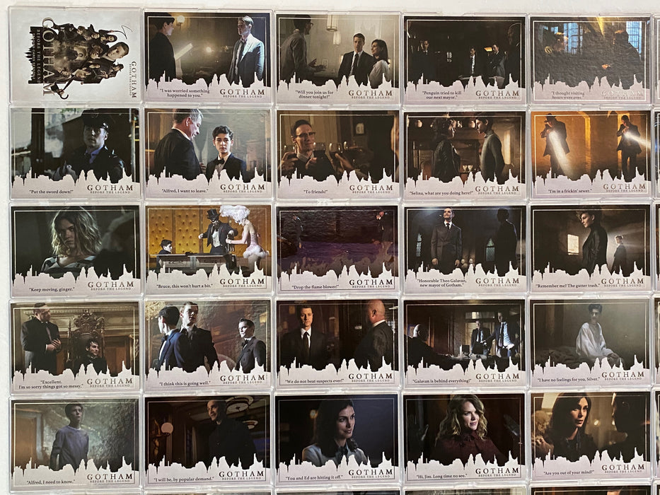 2017 Gotham Season 2 Silver Foil Parallel Base Trading Card Set (72)   - TvMovieCards.com