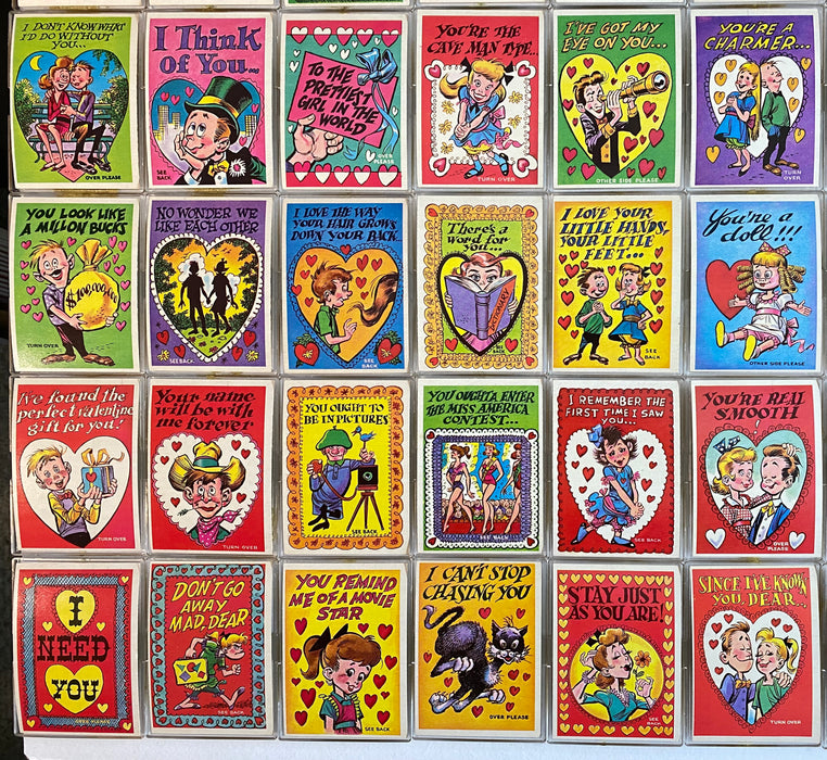 1959 Funny Valentines Vintage Trading Card Set 66/66 Cards Topps TCG   - TvMovieCards.com