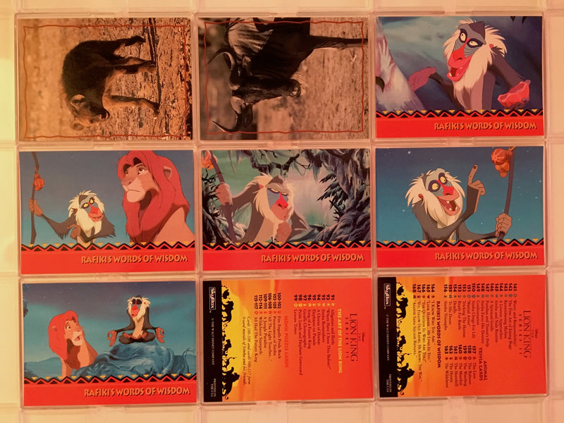 Lion King Disney Movie Series 2 Base Card Set 81 Cards Skybox 1994   - TvMovieCards.com