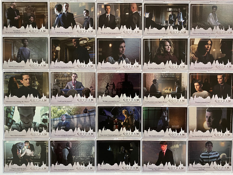 2017 Gotham Season 2 Silver Foil Parallel Base Trading Card Set (72)   - TvMovieCards.com