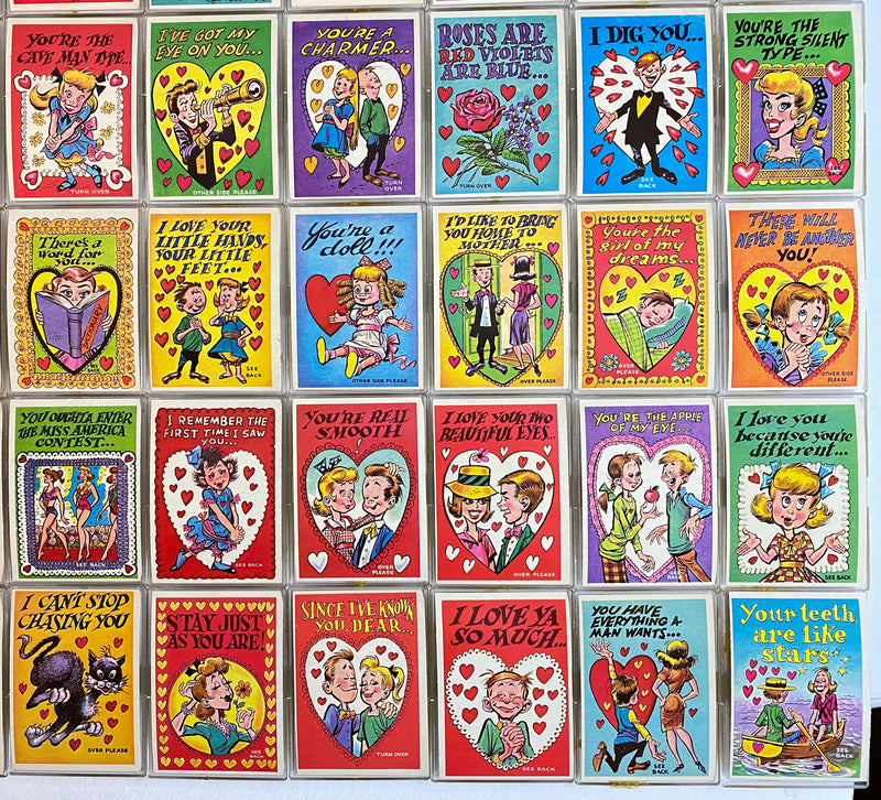 1959 Funny Valentines Vintage Trading Card Set 66/66 Cards Topps TCG   - TvMovieCards.com