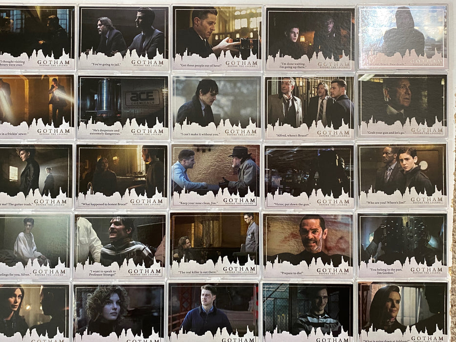 2017 Gotham Season 2 Silver Foil Parallel Base Trading Card Set (72)   - TvMovieCards.com