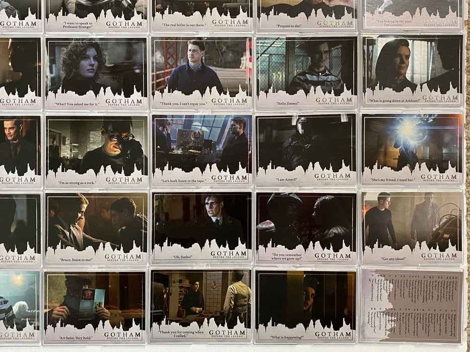 2017 Gotham Season 2 Silver Foil Parallel Base Trading Card Set (72)   - TvMovieCards.com