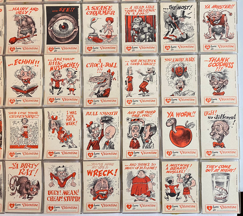 1959 Funny Valentines Vintage Trading Card Set 66/66 Cards Topps TCG   - TvMovieCards.com