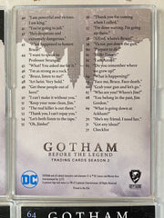 2017 Gotham Season 2 Penguin Parallel Base Trading Card Set (72)   - TvMovieCards.com