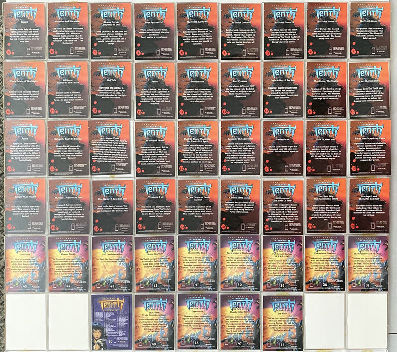 The Tenth Base Card Set All Chromium 50 Cards Krome 1997   - TvMovieCards.com