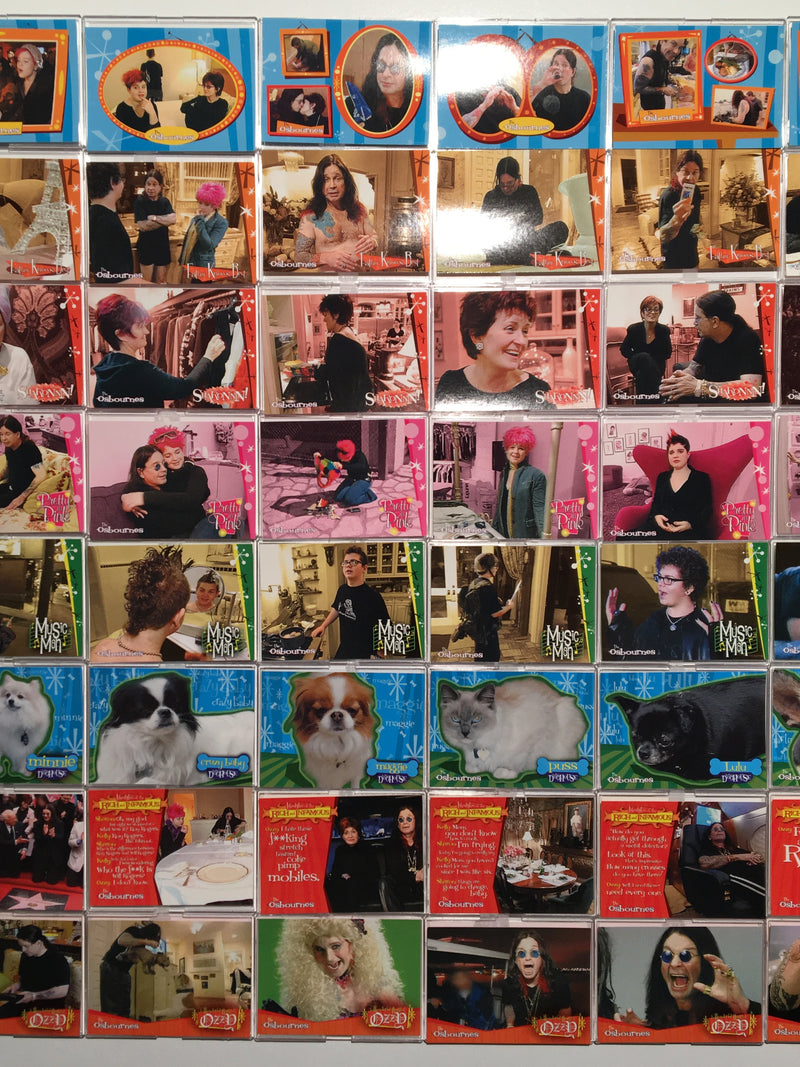 Osbournes Trading Card Base Set of (72) Ozzy Inkworks 2002   - TvMovieCards.com