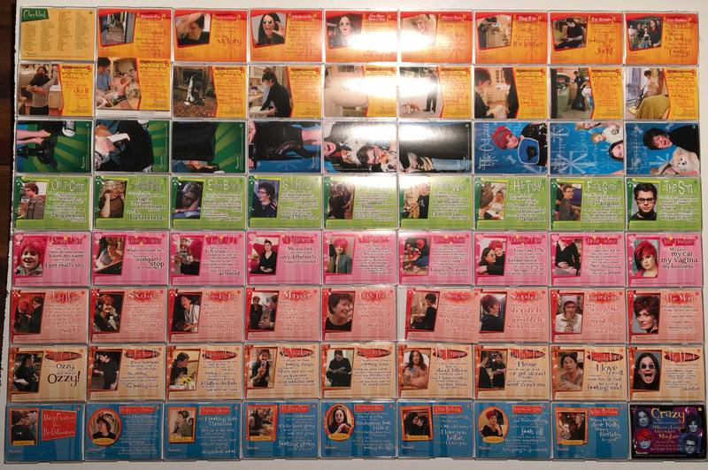 Osbournes Trading Card Base Set of (72) Ozzy Inkworks 2002   - TvMovieCards.com