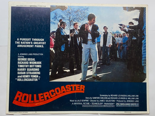 1977 Rollercoaster #3 Lobby Card 11 x 14 George Segal Timothy Bottoms   - TvMovieCards.com