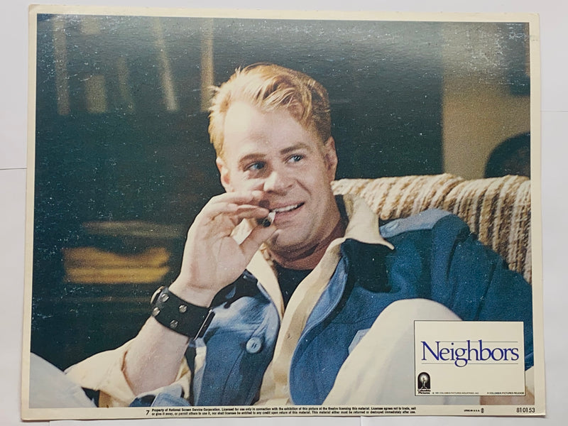 1981 Neighbors Lobby Card #7 11 x 14 John Belushi, Dan Aykroyd, Kathryn Walker   - TvMovieCards.com