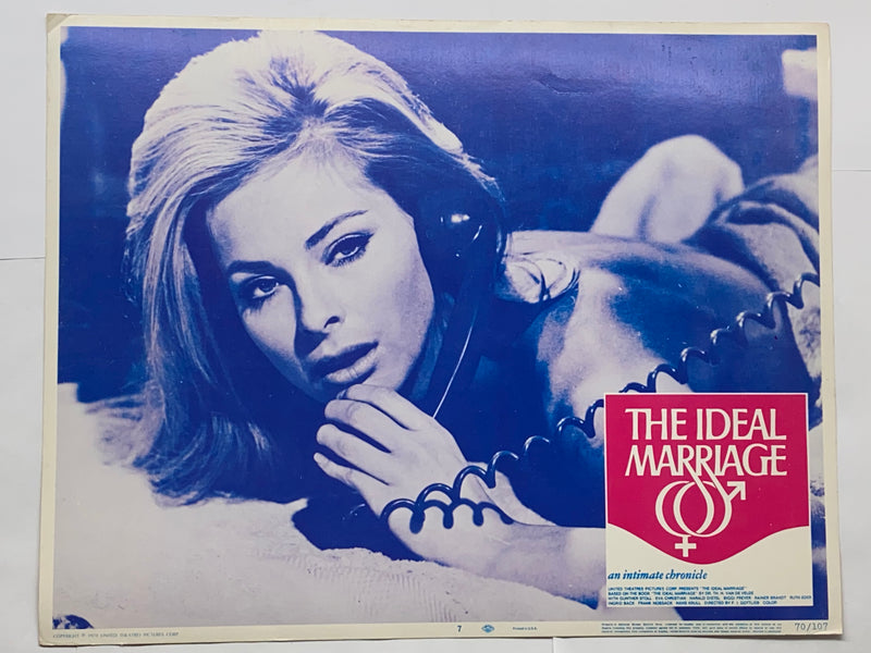 1967 The Ideal Marriage #7 Lobby Card 11 x 14 Frank Nossack Ingrid Back Rainer B - TvMovieCards.com
