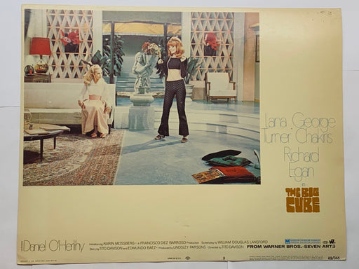 1969 The Big Cube #8 Lobby Card 11x14 Lana Turner George Chakiris Richard Egan   - TvMovieCards.com