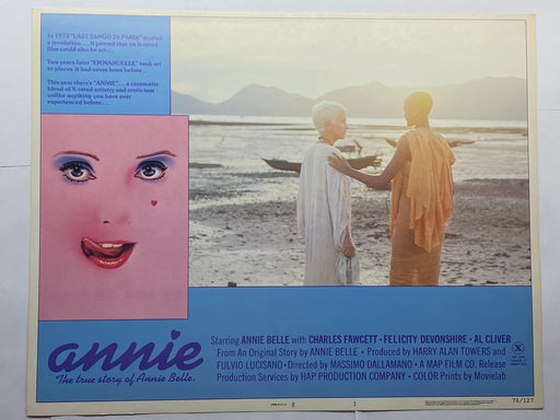 1976 Teenage Emanuelle 11x14 Lobby Card #3 Annie Bell Ciro Ippolito   - TvMovieCards.com