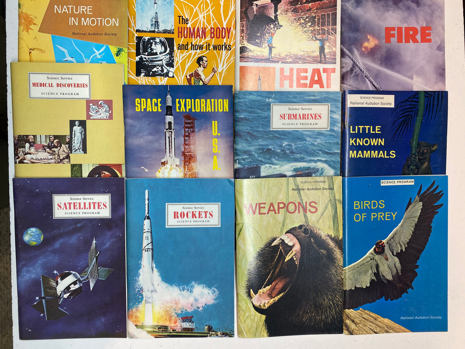 (24) Science Service Program Books Nelson Doubleday Space Rockets Satellites   - TvMovieCards.com
