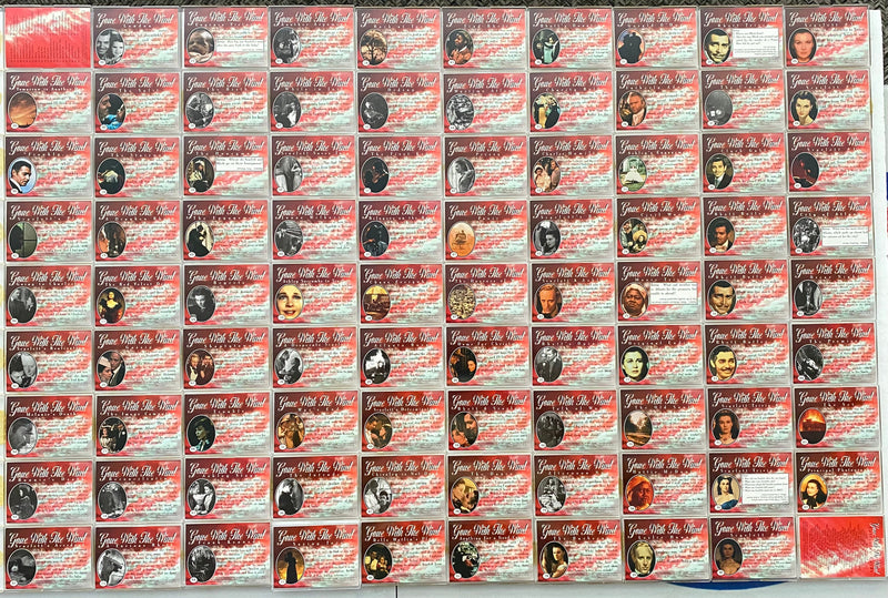 1996 Gone With The Wind Base Trading Card Set 90 Cards Duocards   - TvMovieCards.com