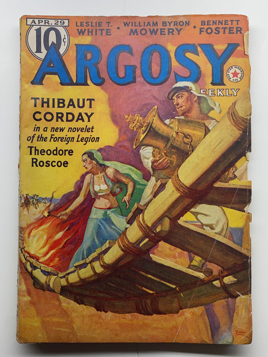 Argosy All Story Weekly April 29 1939 Minions of the Moon Thibaut Corday Pulp   - TvMovieCards.com