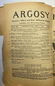 Argosy All Story Weekly April 1 1939 Sand In the Snows Norbert Davis Pulp   - TvMovieCards.com
