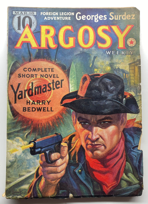 Argosy All Story Weekly March 18 1939 George Surdez Yardmaster Short Novel Pulp   - TvMovieCards.com