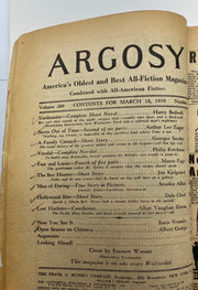Argosy All Story Weekly March 18 1939 George Surdez Yardmaster Short Novel Pulp   - TvMovieCards.com