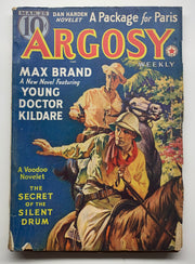Argosy All Story Weekly March 25 1939 Dan Harden A Package for Paris Pulp   - TvMovieCards.com