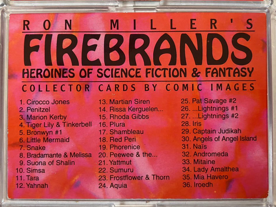 Firebrands Ron Miller Base Card Set 90 Cards Comic Images 1994   - TvMovieCards.com
