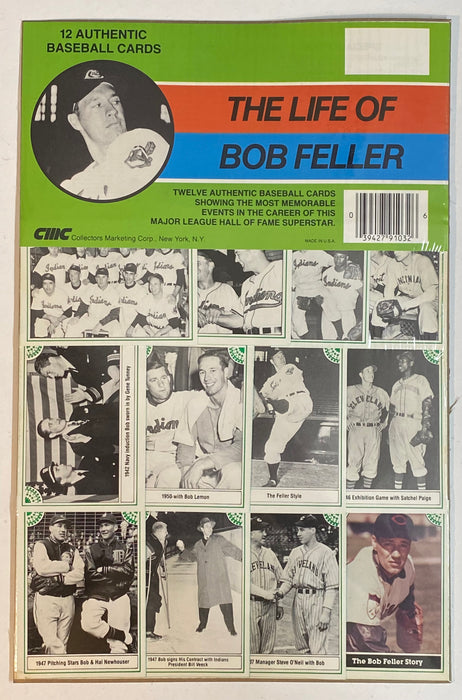 1980s Life of Bob Feller 12 Authentic Baseball Cards Memorable Moments CMC   - TvMovieCards.com