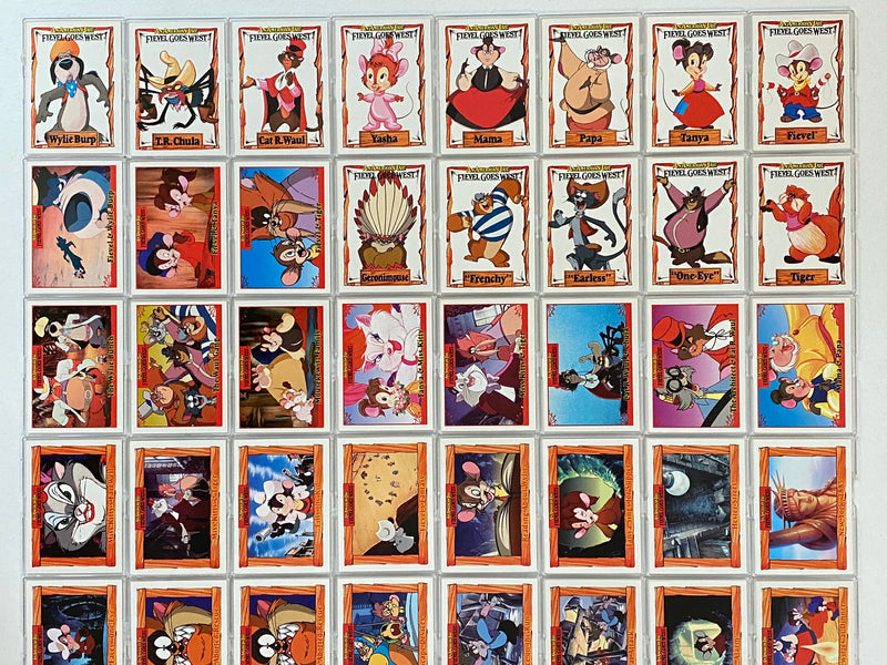 American Tale Fievel Goes West Movie Base Card Set 150 Cards Impel 1991 - TvMovieCards.com