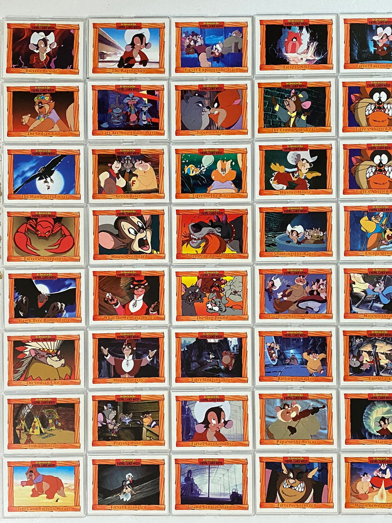 American Tale Fievel Goes West Movie Base Card Set 150 Cards Impel 1991 - TvMovieCards.com