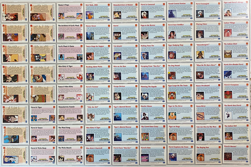 American Tale Fievel Goes West Movie Base Card Set 150 Cards Impel 1991 - TvMovieCards.com