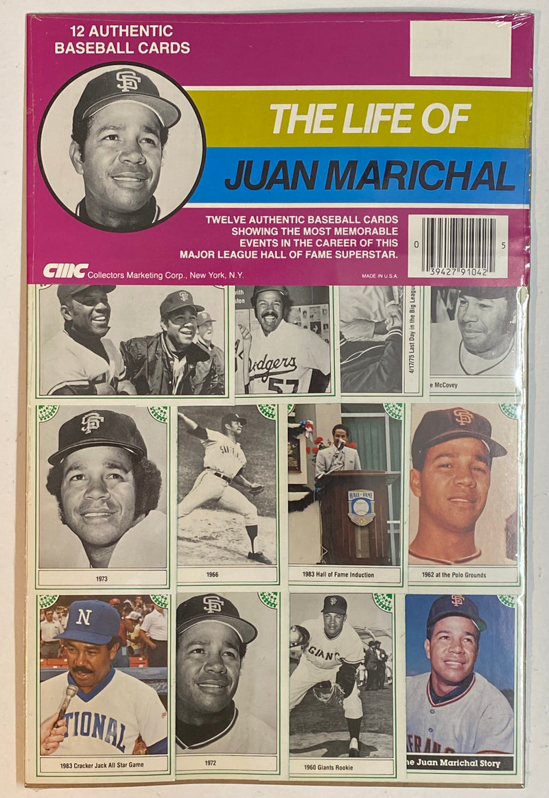 1980s Life of Juan Marichal 12 Authentic Baseball Cards Memorable Moments CMC   - TvMovieCards.com