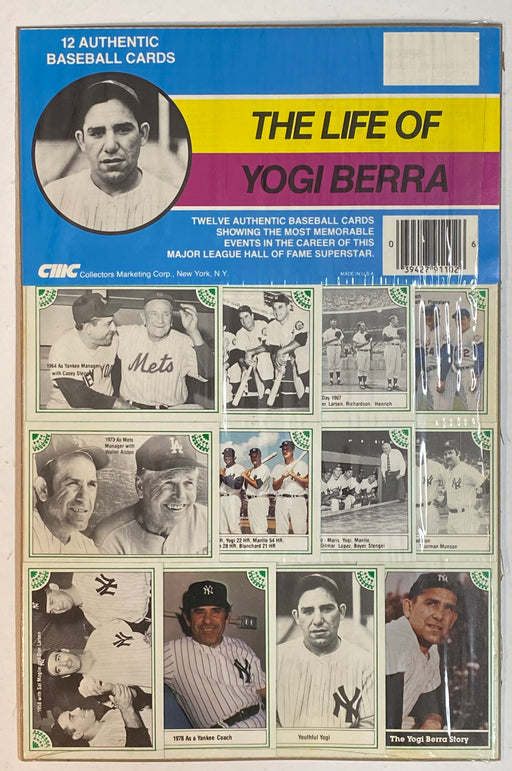 1980s Life of Yogi Berra 12 Authentic Baseball Cards Memorable Moments CMC   - TvMovieCards.com